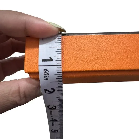 Hèrmes Authentic Empty Tie Gift Jewelry Accessory Container Box Size 6.7x6.5x1 - Picture 7 of 7